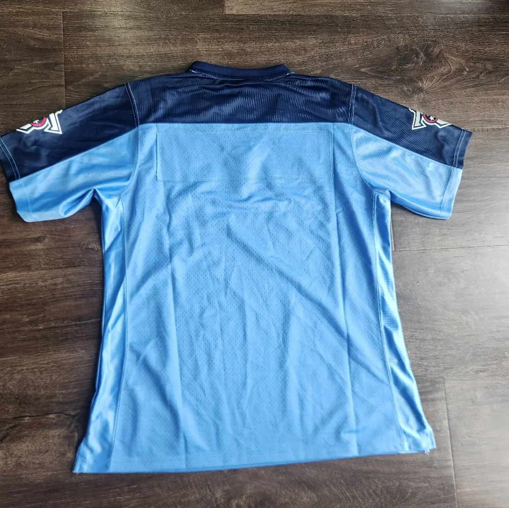 Tennessee Titans Blue Fanatics Pro Line Blank Jersey Women’s Large New With Tags - Picture 2 of 4